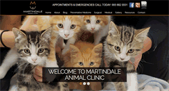 Desktop Screenshot of martindaleanimalclinic.com